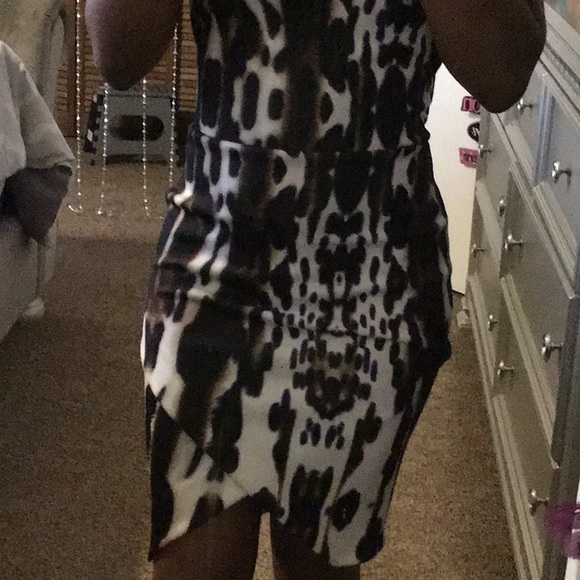 Bar III brown scuba dress - Picture 9 of 9